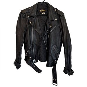Esprit Vintage Leather Jacket Size Large/XLarge